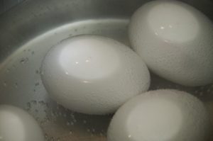 boiling water